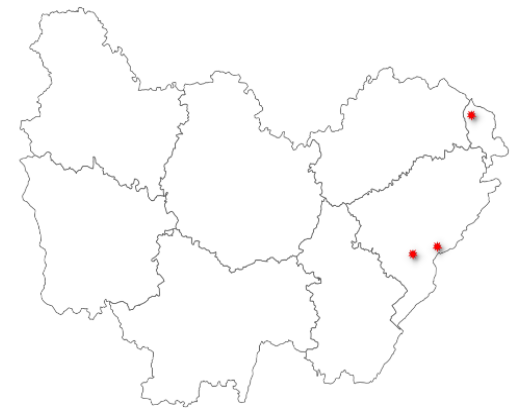 Stations de traitement des eaux usées concernées par le Contentieux ERU 2017/2125 en Bourgogne-Franche-Comté