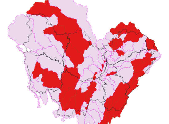 Hydromorphologie via mesures MIA du PDM en Bourgogne-Franche-Comté