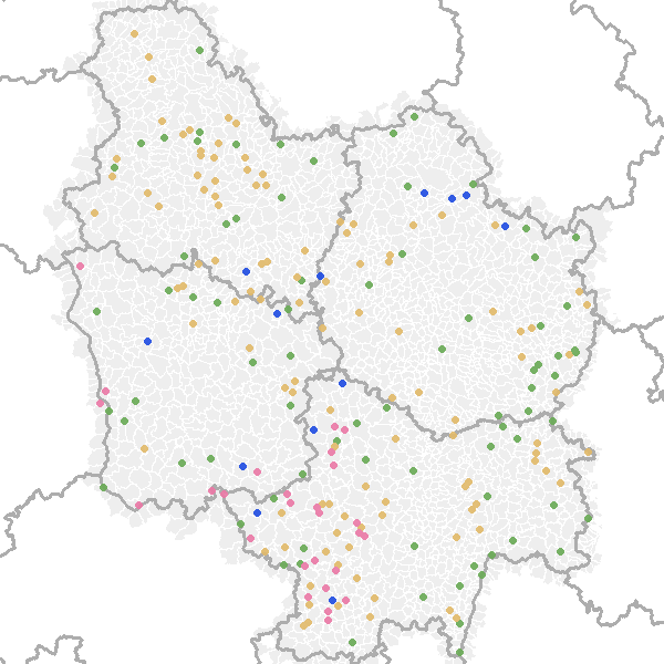 Réseau 2012 des stations de surveillance DCE des eaux superficielles en Bourgogne