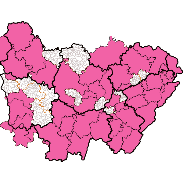 Schéma de cohérence territoriale (SCOT) et PLUi valant SCOT en Bourgogne-Franche-Comté (étendue)