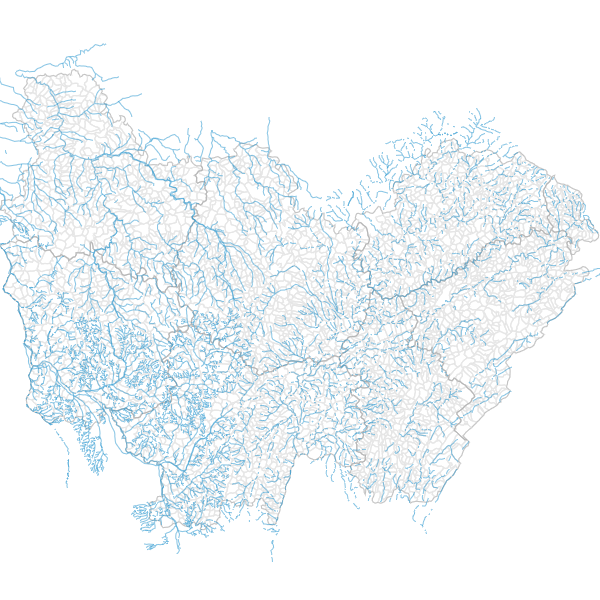 Masses d'Eau superficielles en Bourgogne-Franche-Comté (MESU)