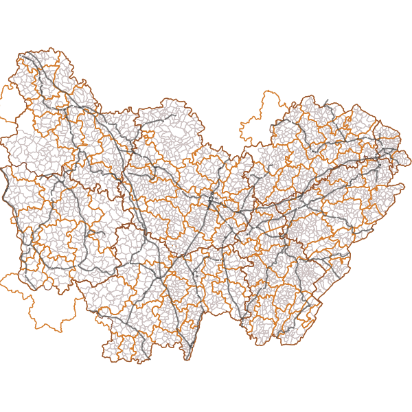 Réseau ferré régional en Bourgogne-Franche-Comté