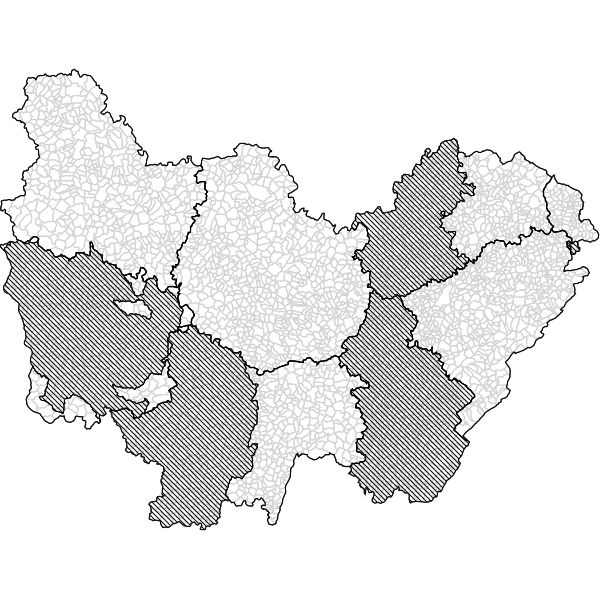 Type de cartographie relative à la détermination des cours d'eau en région Bourgogne-Franche-Comté