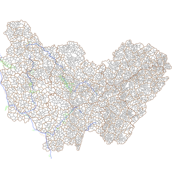 Tronçons de voies d'eau navigables et non navigables gérés par la DIrection territoriale Centre Bourgogne