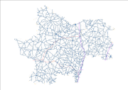 Points Repères du réseau routier départemental de Saône-et-Loire (71)