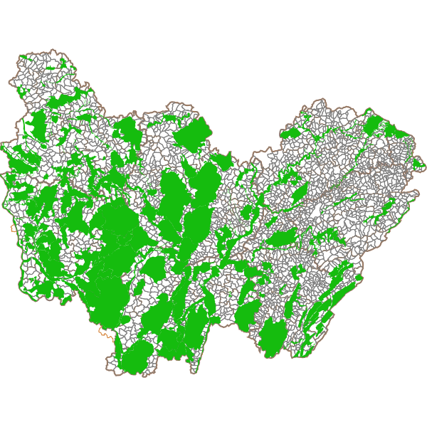 Zones Naturelles d'Intérêt Ecologique Faunistique et Floristique (ZNIEFF) de type 2 en Bourgogne-Franche-Comté